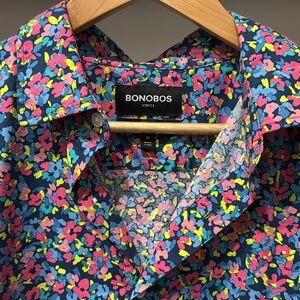 Bonobos stretch slim fit short sleeve button down